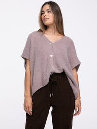 Cardigan "Marina" in Moccha