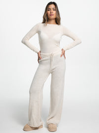 Langarmshirt "Anitha" in Creme