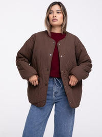 Wende-Jacke "Anni" in Braun