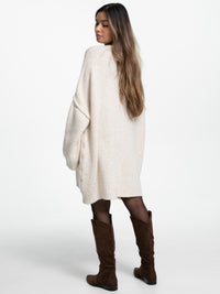Longpullover "Elisa" in Creme