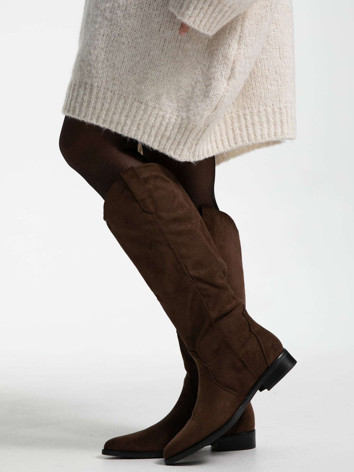 Stiefel "Sally" in Dark Brown