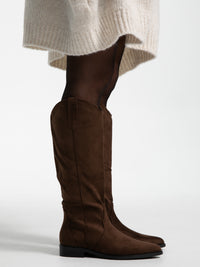 Stiefel "Sally" in Dark Brown