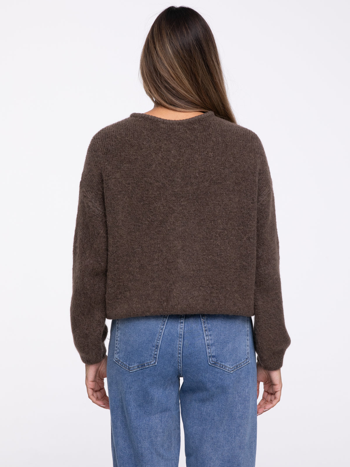 Cardigan "Serena" in Braun