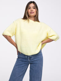 Pullover "Evia" in Gelb