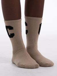 Socken "C" in Beige