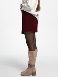 Cord Hosenrock "Liv" in Burgundy