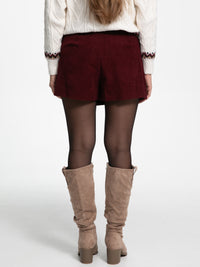 Cord Hosenrock "Liv" in Burgundy