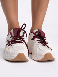 Sneaker "Sporty" in Creme
