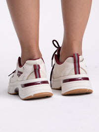 Sneaker "Sporty" in Creme