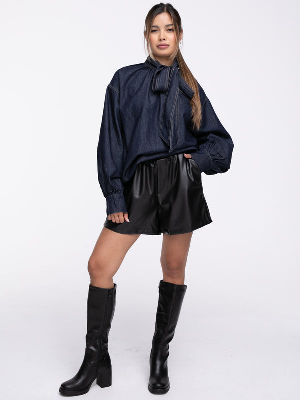 Jeans-Bluse "Ribbon"