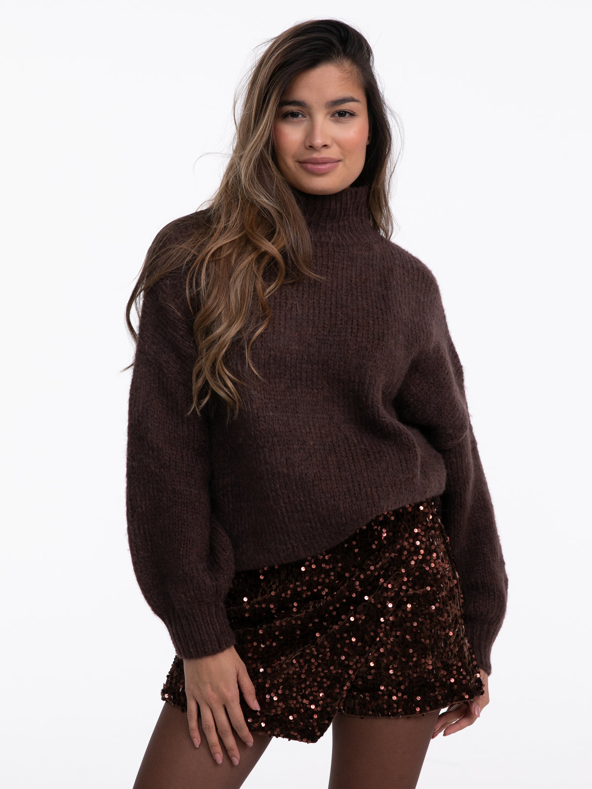 Pullover "Betty" in Braun