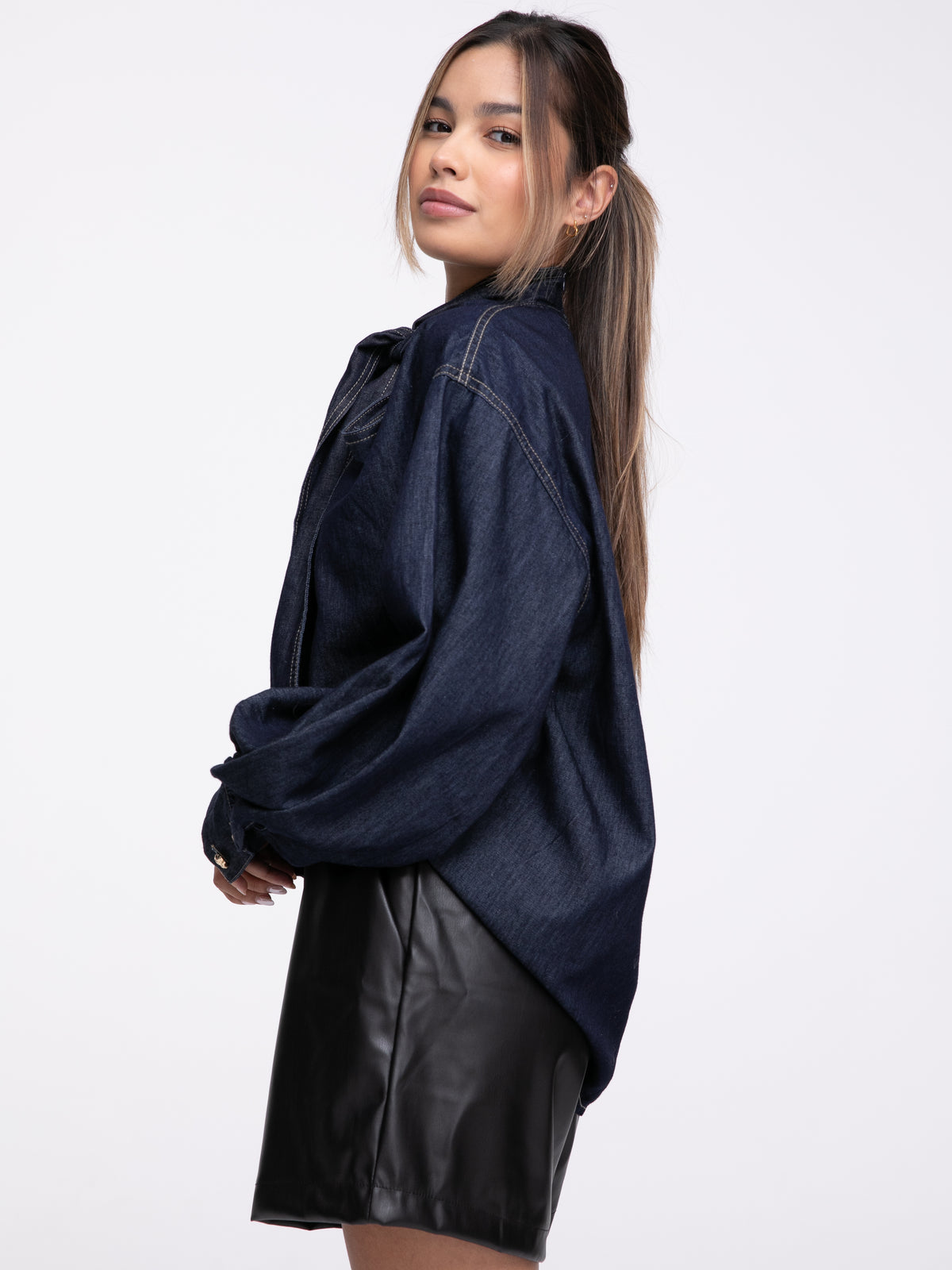 Jeans-Bluse "Ribbon"
