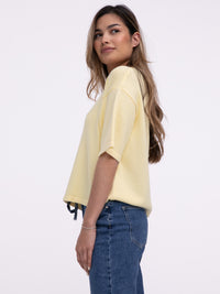 Premium Strick-Shirt "Lina" in Lemon