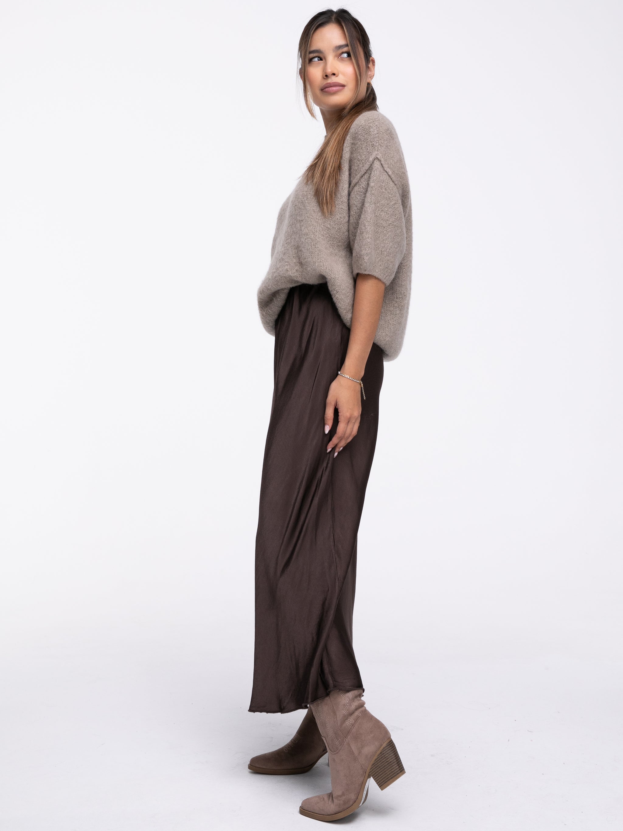 Pullover "Evia" in Moccha