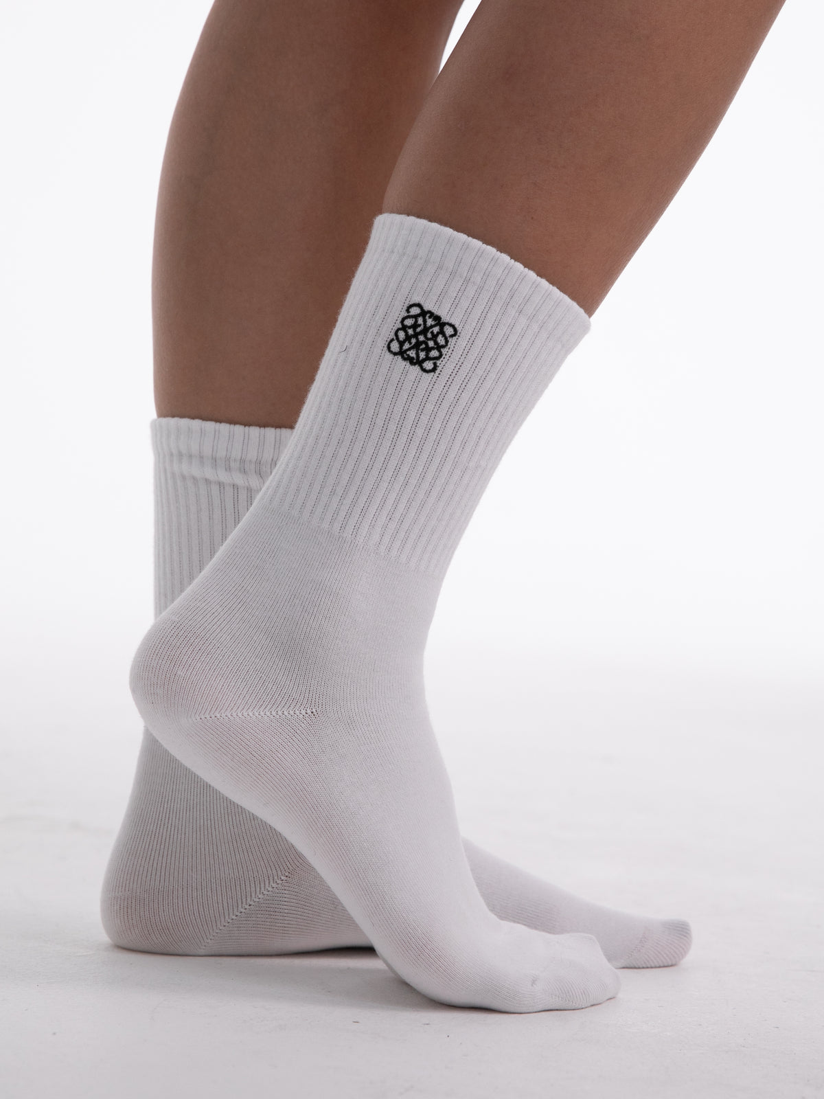 Socken "Monogram" in Weiß