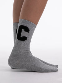 Socken "C" in Grau