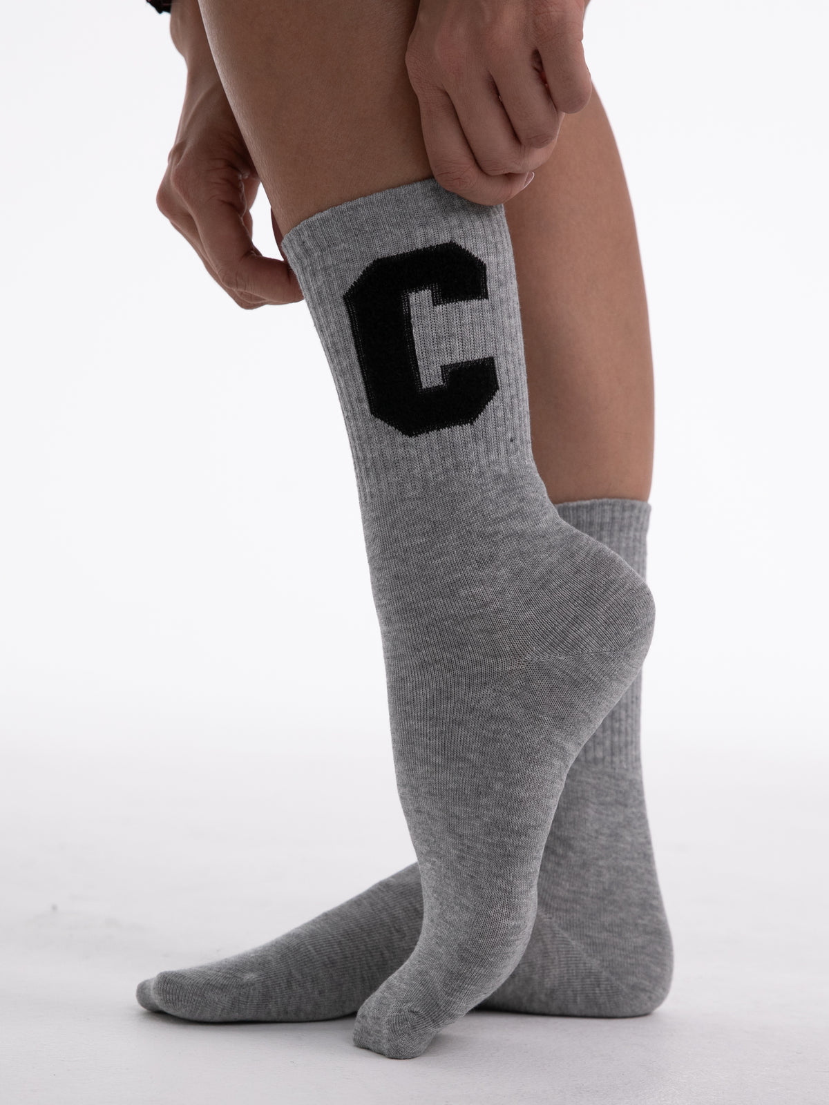 Socken "C" in Grau