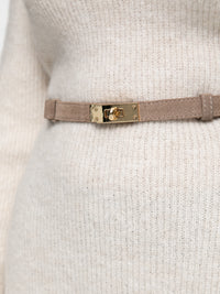 Wildledergürtel "Eloise" in Taupe