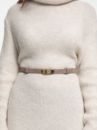 Wildledergürtel "Eloise" in Taupe