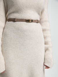 Wildledergürtel "Eloise" in Taupe