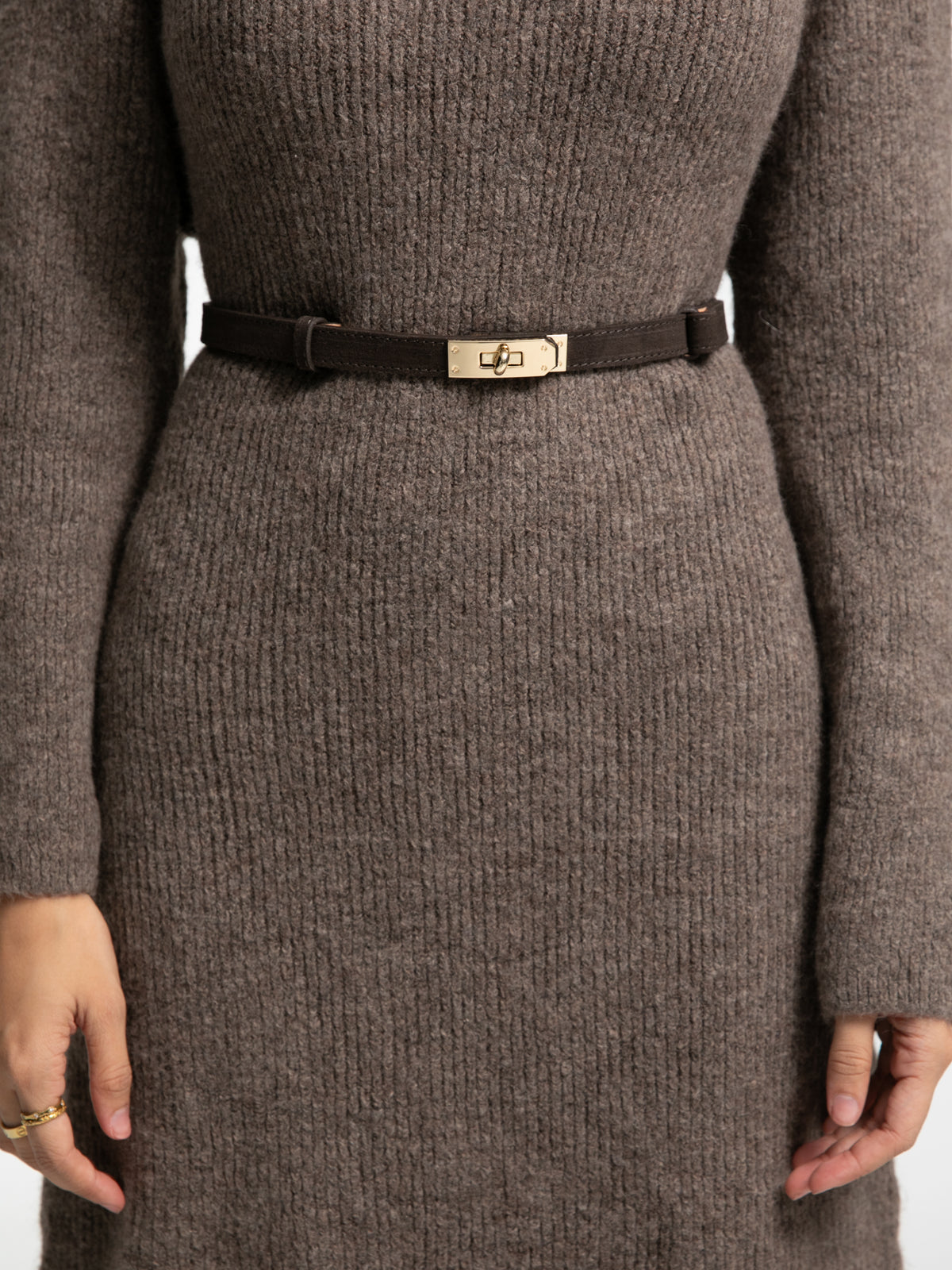 Wildledergürtel "Eloise" in Braun