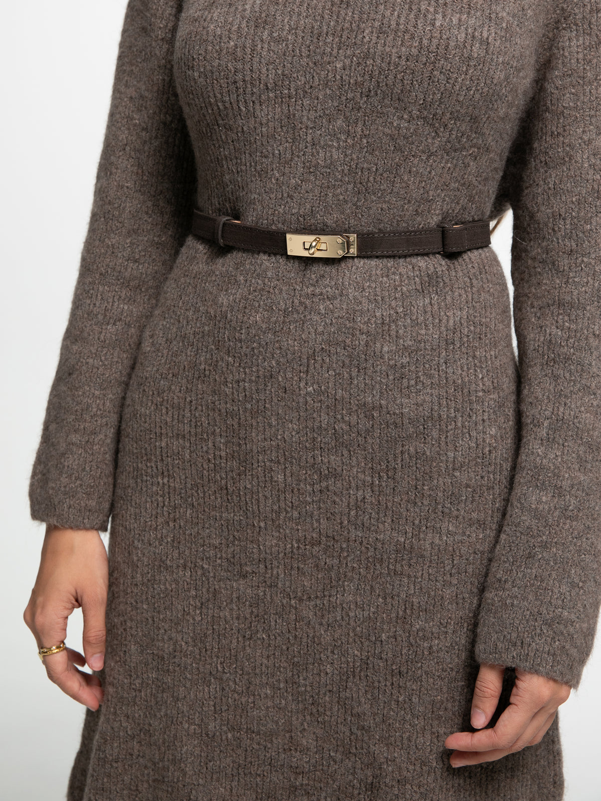 Wildledergürtel "Eloise" in Braun