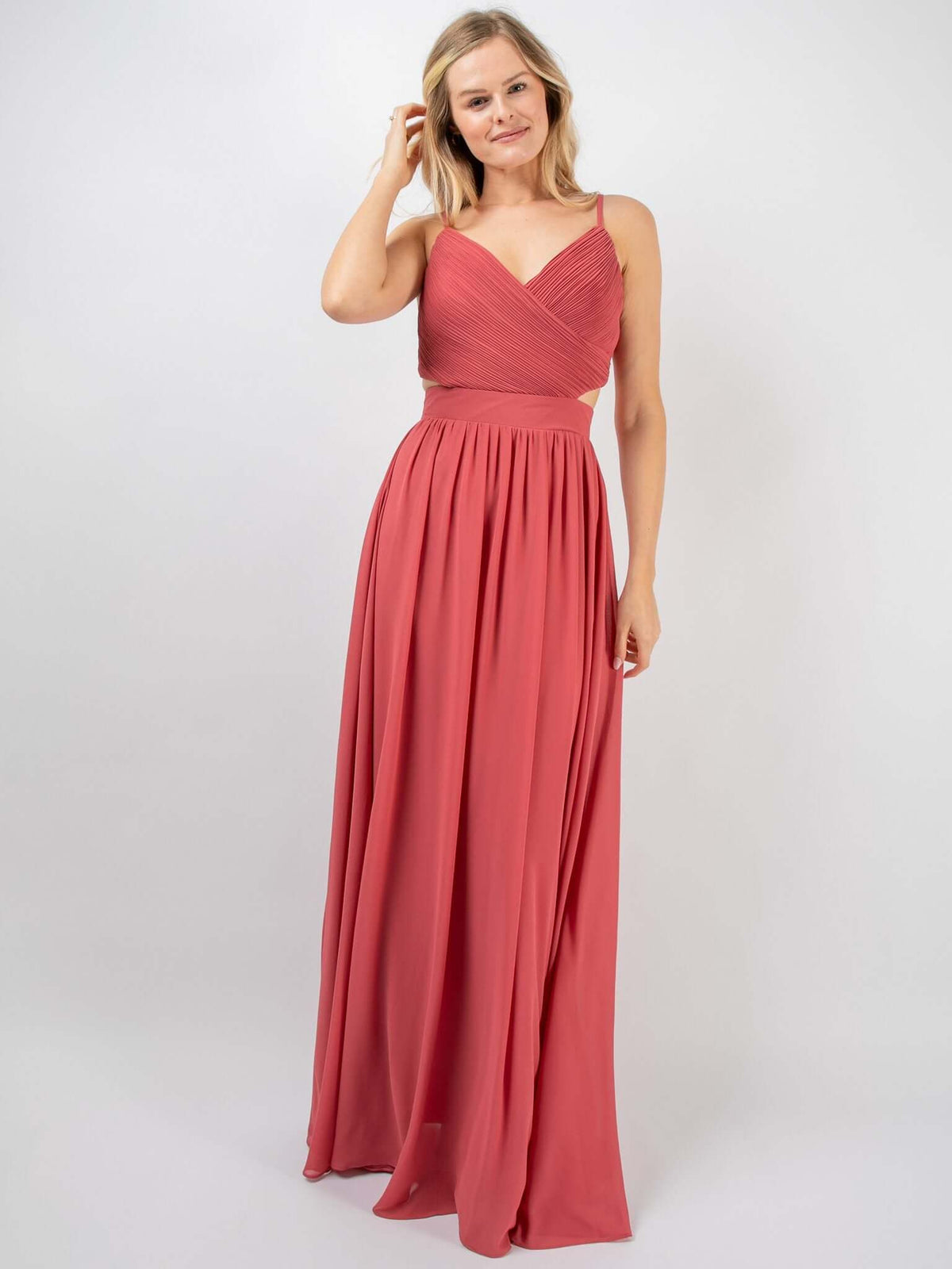 Abendkleid „Emanuelle" in Rose Indien