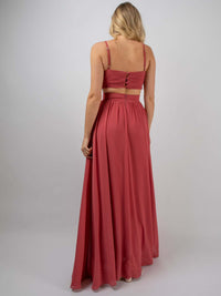 Abendkleid „Emanuelle" in Rose Indien