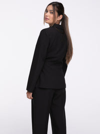Blazer "Tie" in Schwarz