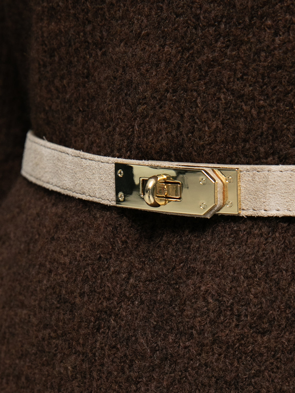 Wildledergürtel "Eloise" in Beige