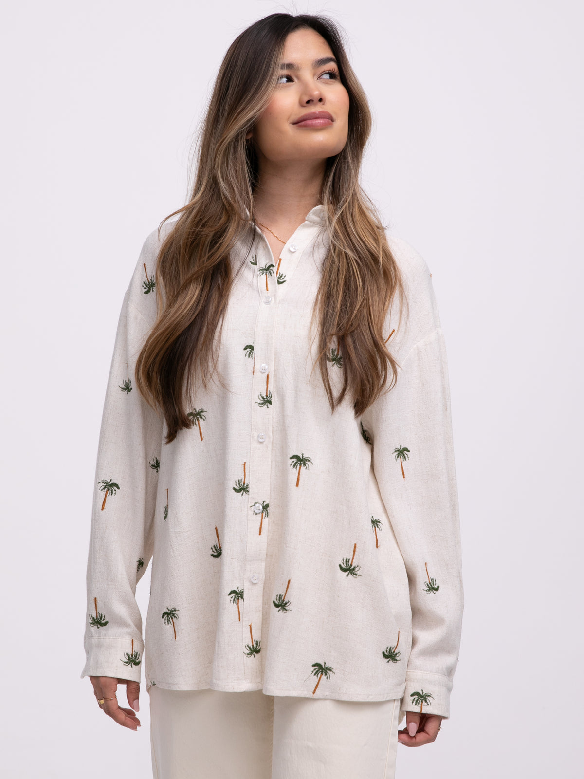 Leinen-Bluse "Palm Springs"
