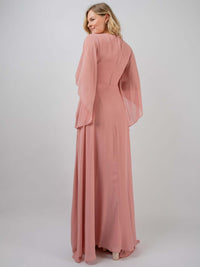 Abendkleid „Rosalie" in Deep Pink