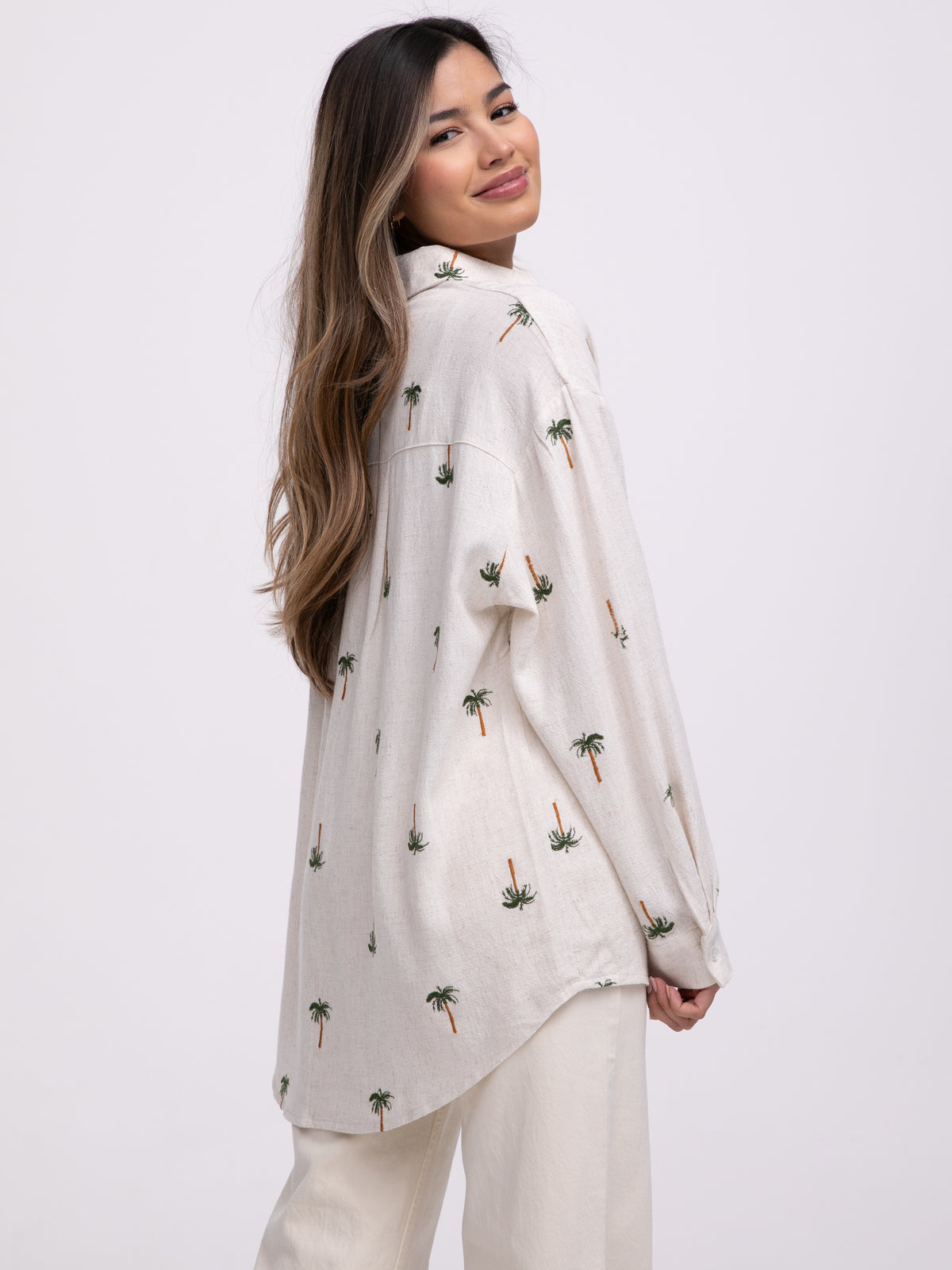 Leinen-Bluse "Palm Springs"