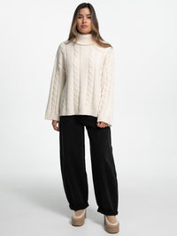 Ballon-Jeans "Paula" in Dusty Black