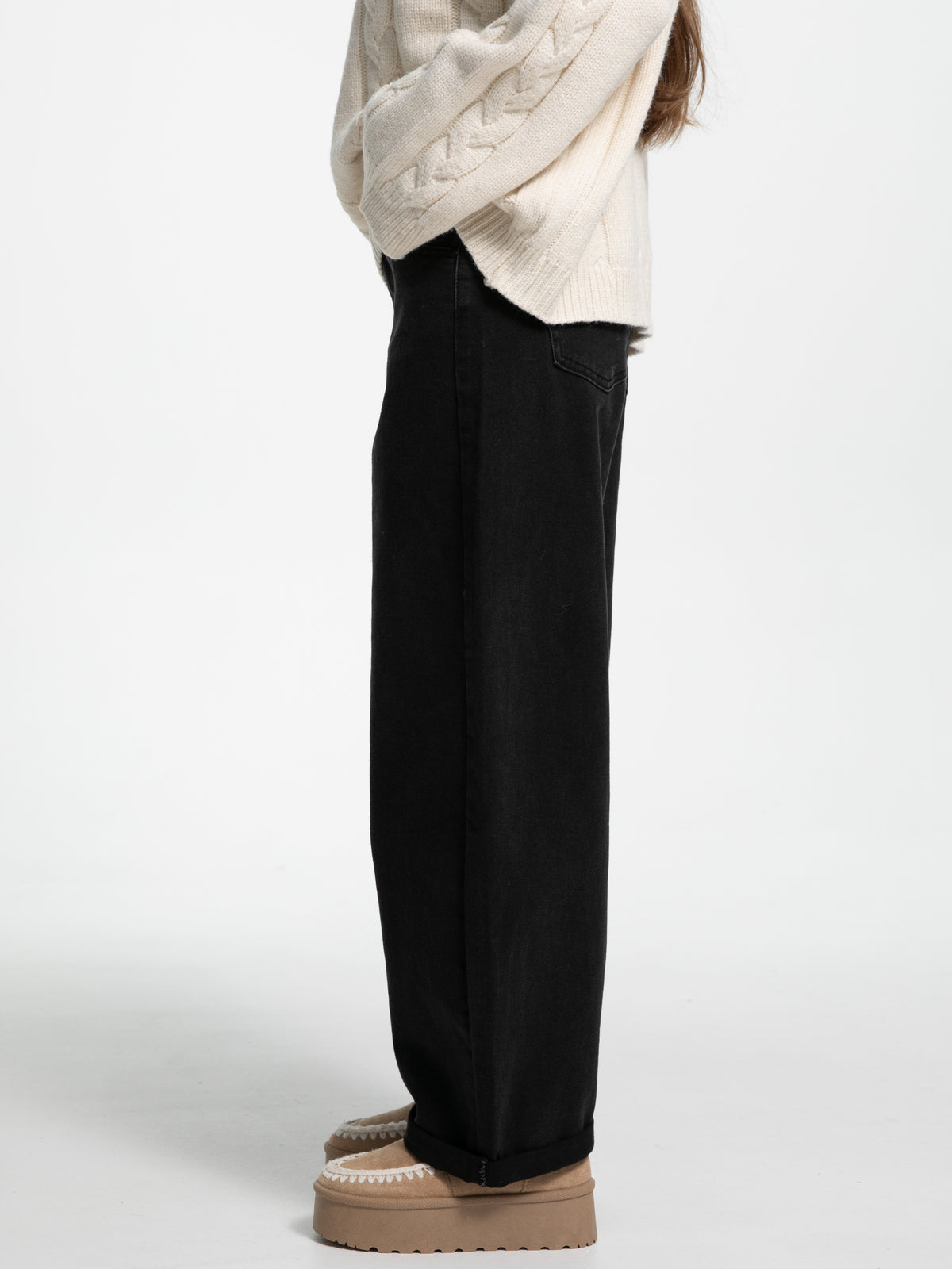 Ballon-Jeans "Paula" in Dusty Black