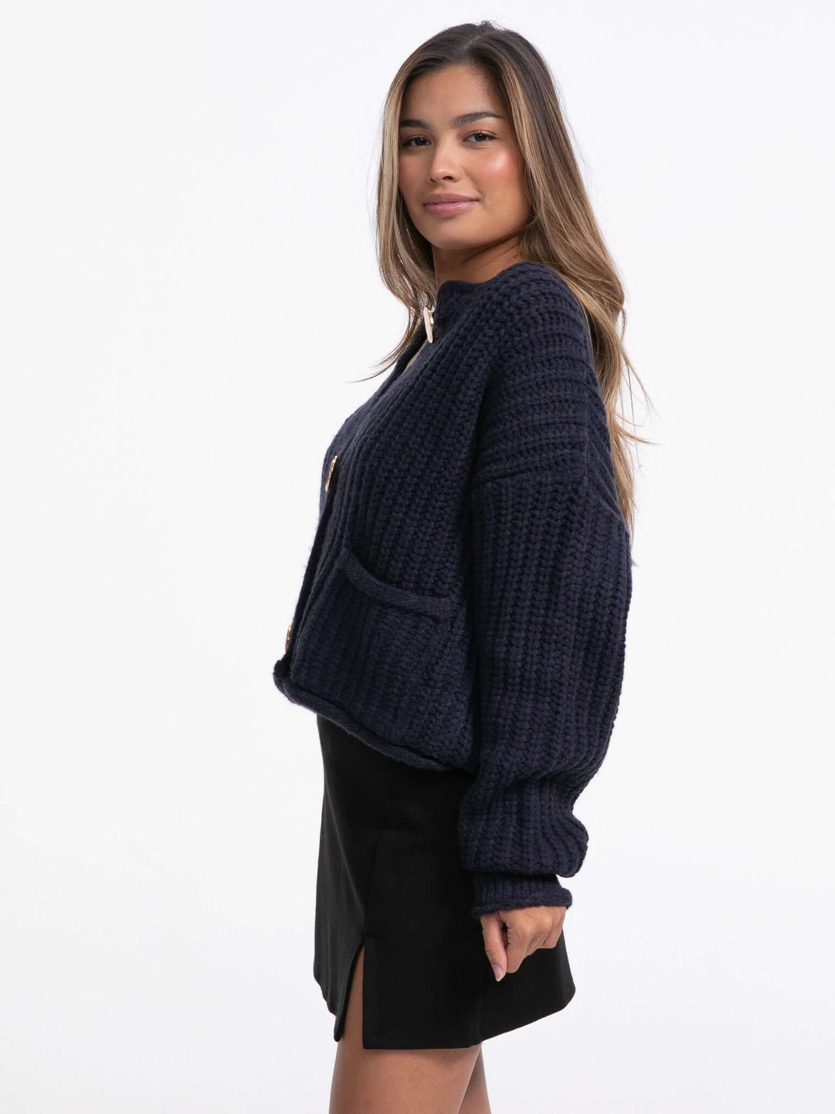 Cardigan "Lindsay" in Navy