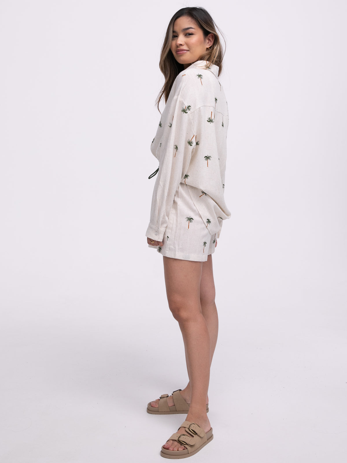 Leinen-Bluse "Palm Springs"