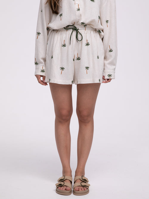 Leinen-Shorts „Palm Springs"