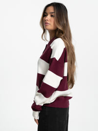 Polo-Shirt "Martina" in Burgundy
