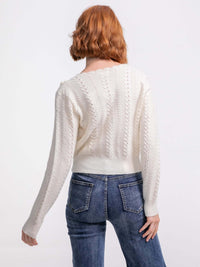 Cardigan "Grace" in Creme