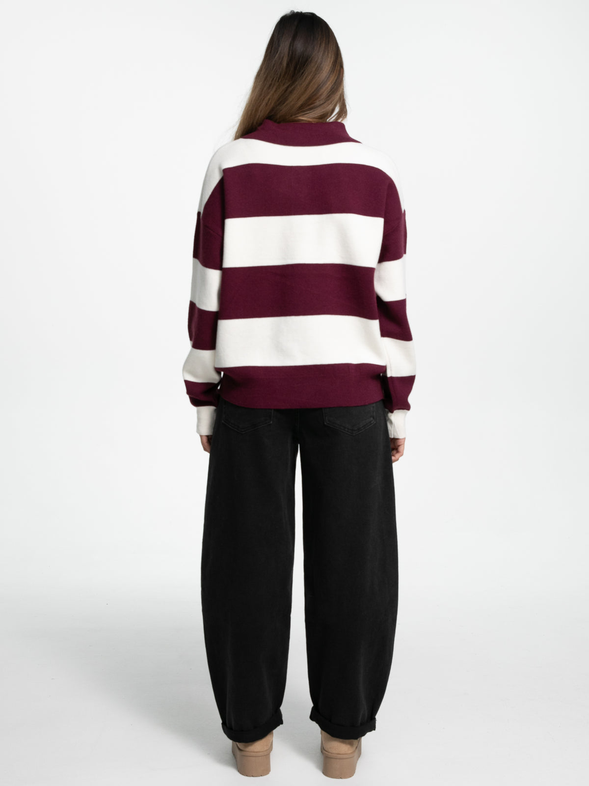 Polo-Shirt "Martina" in Burgundy