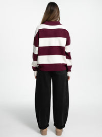 Polo-Shirt "Martina" in Burgundy