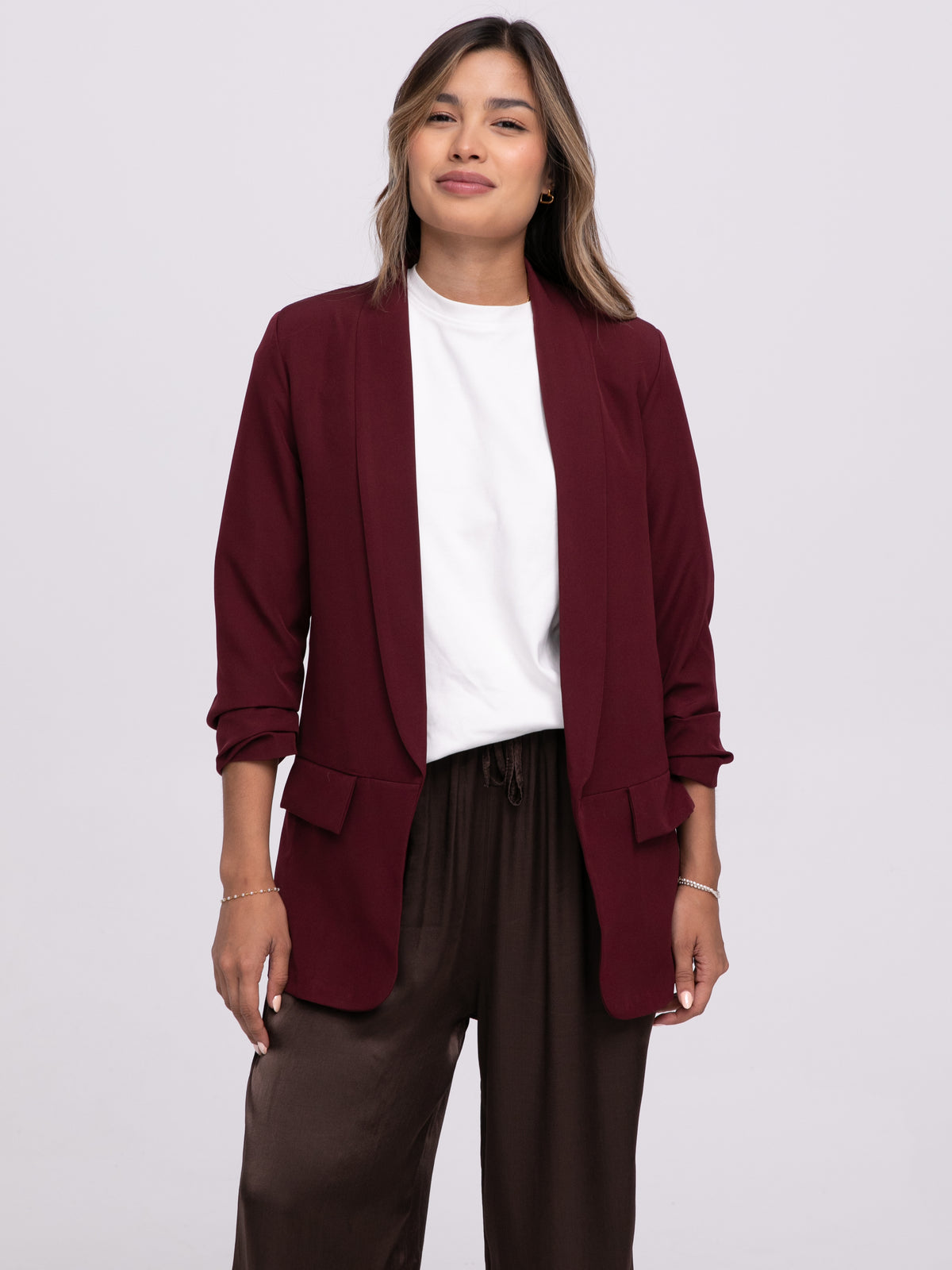 Blazer „Hope“ in Burgundy