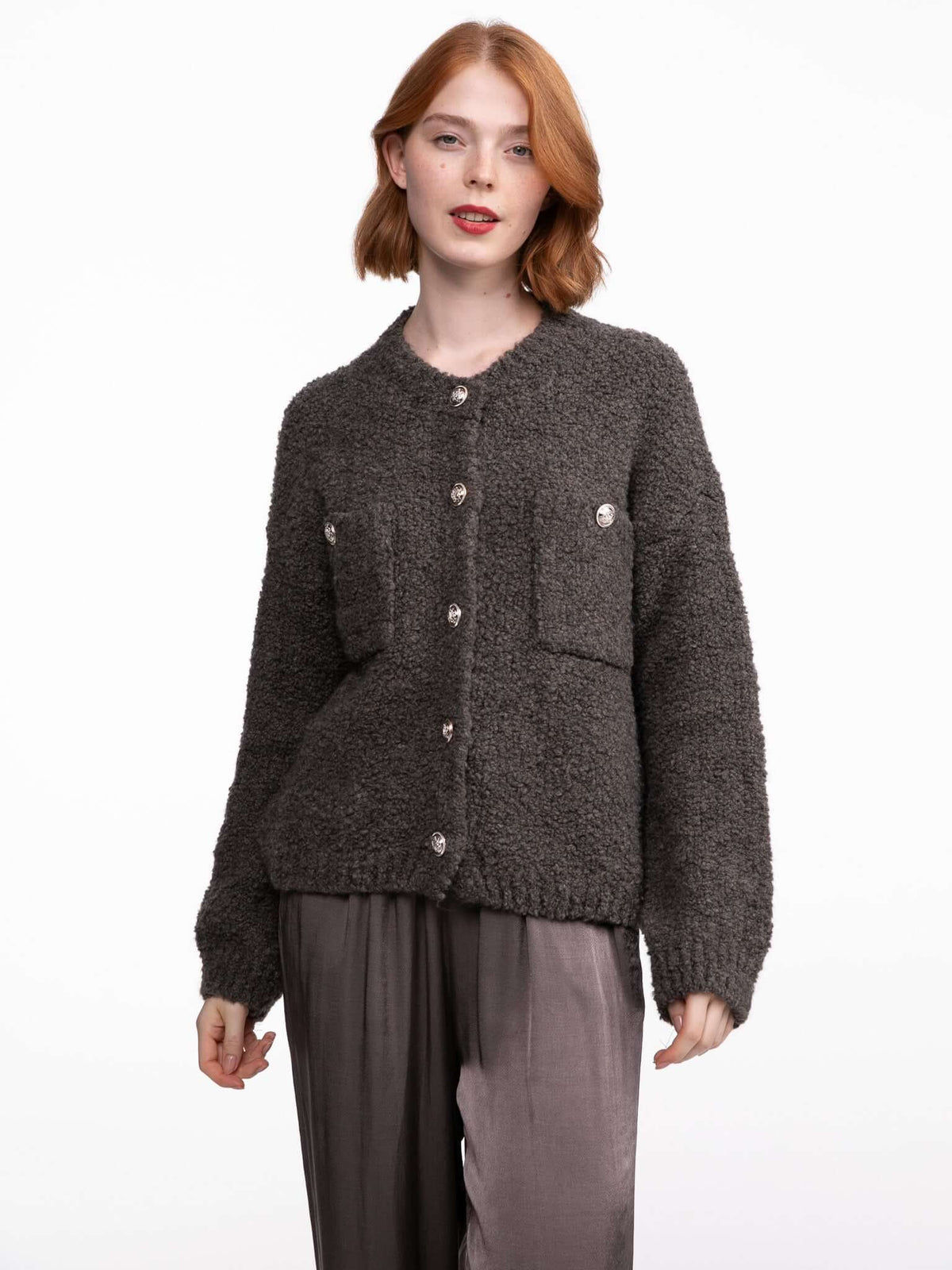 Cardigan "Tania" in Mocha