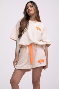 Sweat-Shorts „Soho" in  Beige