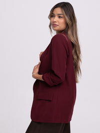 Blazer „Hope“ in Burgundy