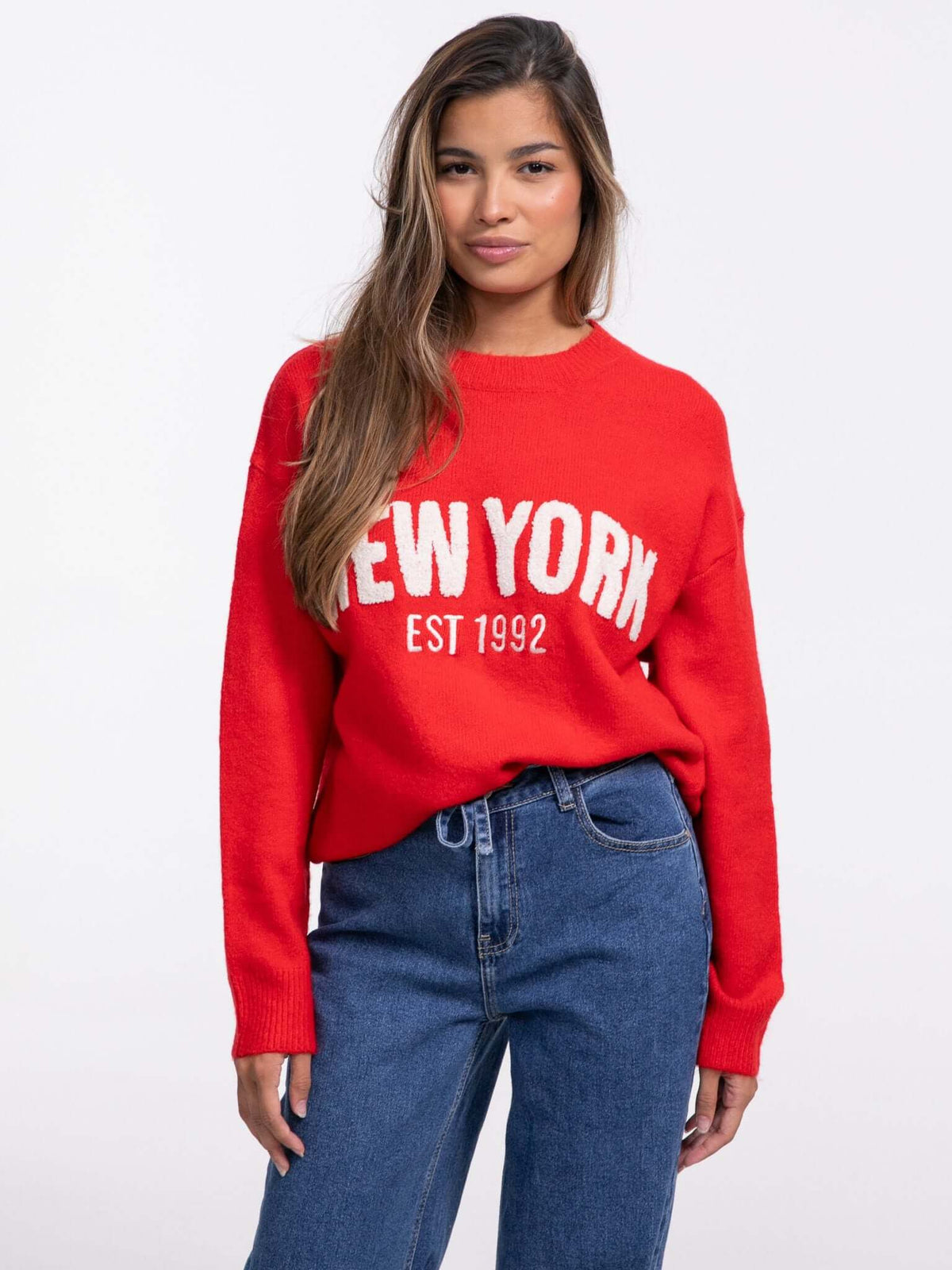 Strickpullover „New York“ in Red