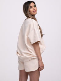 Sweat-Shorts „Soho" in  Beige