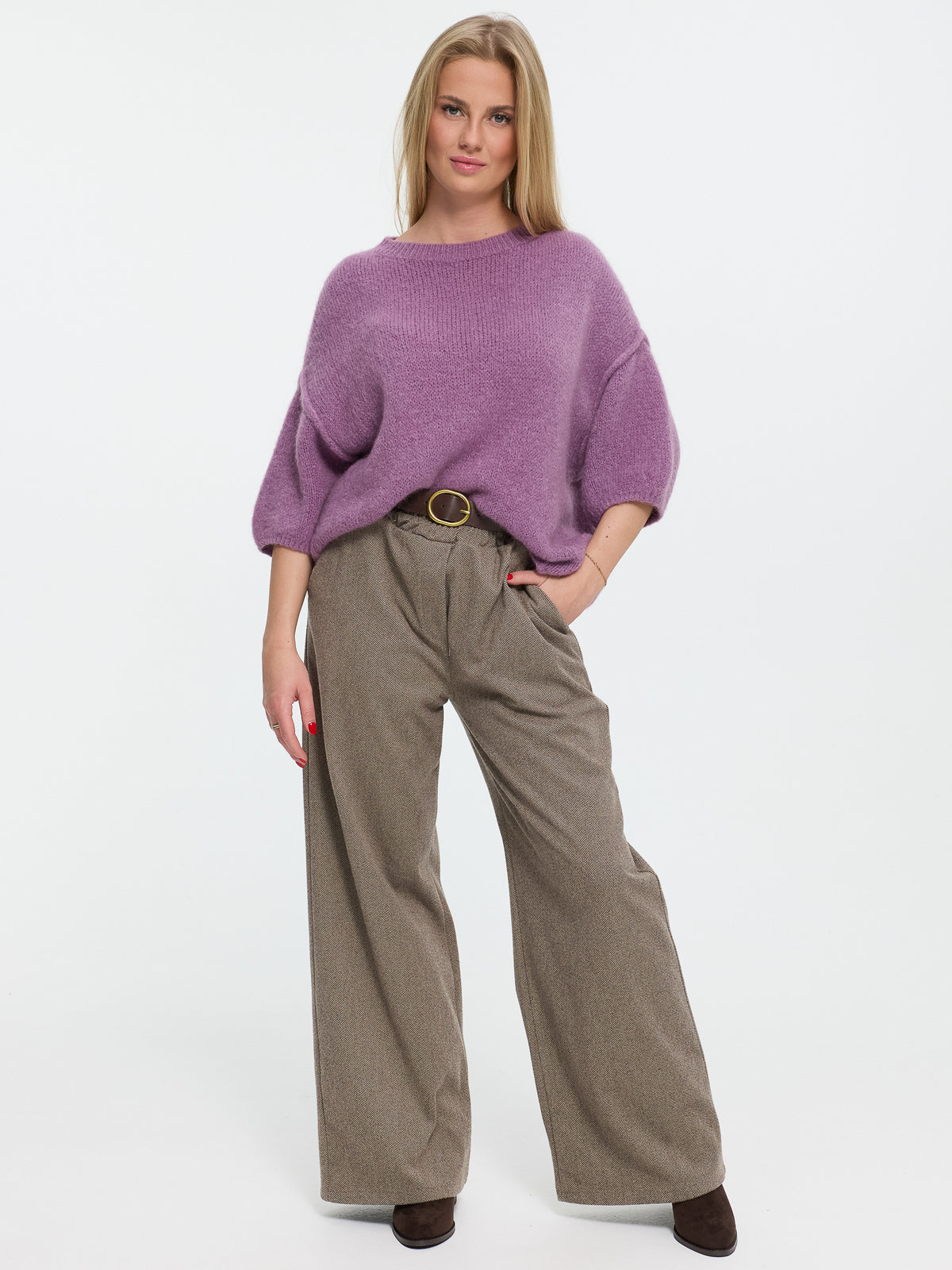 Pullover "Evia" in Flieder