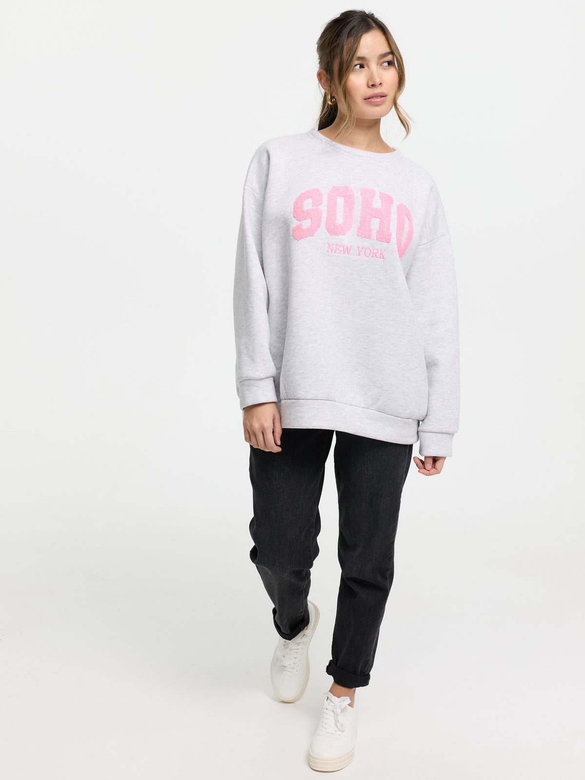 Pullover "Soho NY" in Grau